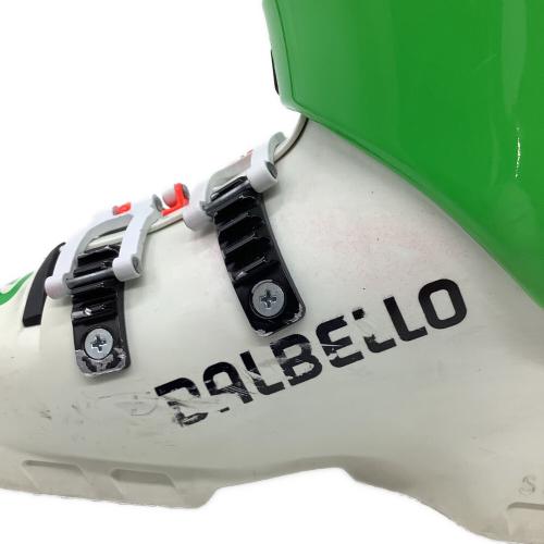 DALBELLO (ダルベロ) スキーブーツ レディース 22-22.5cm ホワイト×グリーン アタッチメント類現状付属 アルペン規格 264ｍｍ DRS WC SS UNI