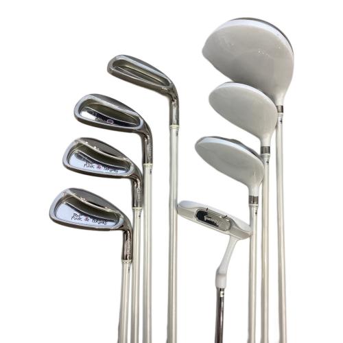 PERSON'S (パーソンズ) ゴルフセット レディース向けハーフセット PUP PUNK フレックス【L】 8本セット(1w/4w/7w/7/8/9/P/S/パター)