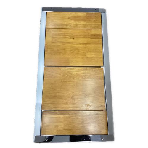 Snow peak (スノーピーク) アウトドアテーブル CK-080 シルバー×ブラウン エントリーIGT