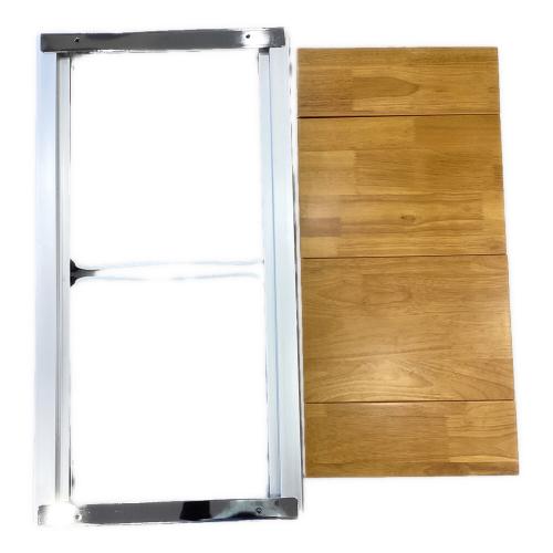 Snow peak (スノーピーク) アウトドアテーブル CK-080 シルバー×ブラウン エントリーIGT