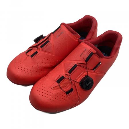 SHIMANO ビンディングシューズ　レッド SHIMANO (シマノ) ビンディングシューズ メンズ 41E レッド クリートは