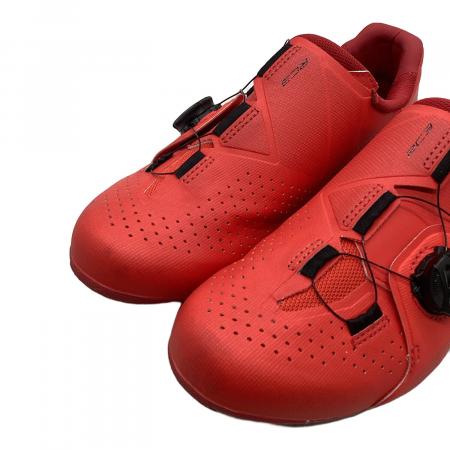 SHIMANO ビンディングシューズ　レッド SHIMANO (シマノ) ビンディングシューズ メンズ 41E レッド クリートは