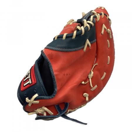 ZETT (ゼット) 軟式グローブ レッド GRAN STATUS ファーストミット 左