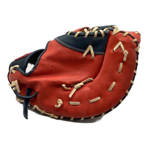 ZETT (ゼット) 軟式グローブ レッド GRAN STATUS ファーストミット 左