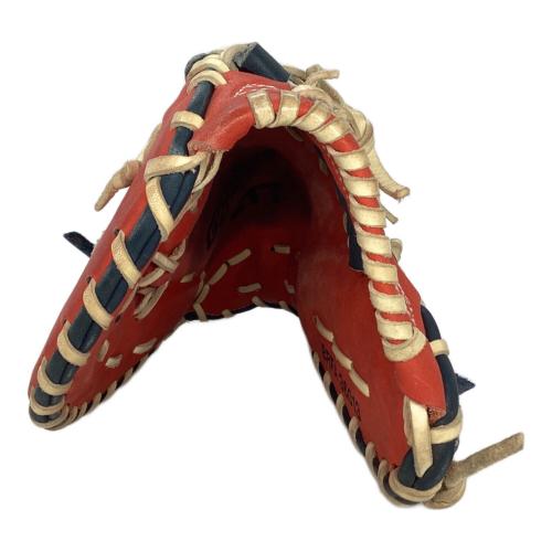 ZETT (ゼット) 軟式グローブ レッド GRAN STATUS ファーストミット 左投げ用 BRFA36013