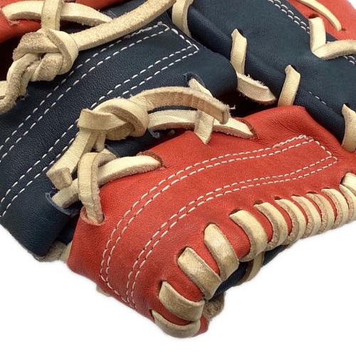 ZETT (ゼット) 軟式グローブ レッド GRAN STATUS ファーストミット 左投げ用 BRFA36013