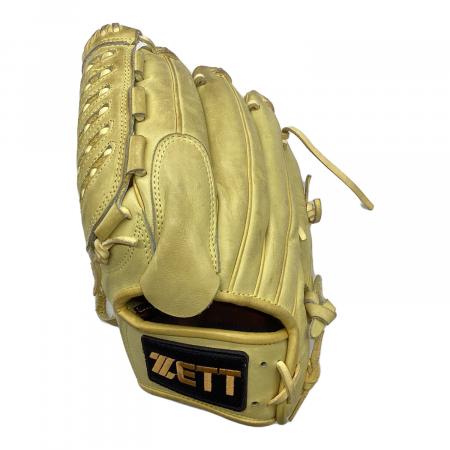 ZETT (ゼット) 軟式グローブ イエロー PRO STATUS 投手用 左投げ用