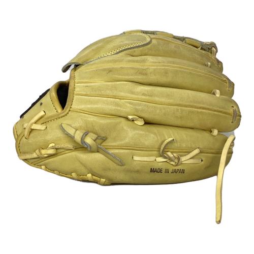 ZETT (ゼット) 軟式グローブ イエロー PRO STATUS 投手用 左投げ用