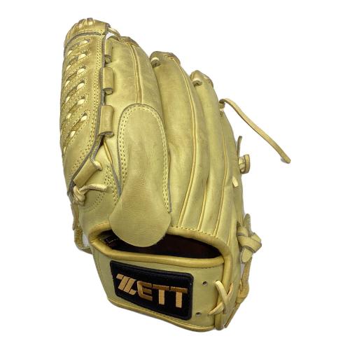 ZETT 軟式グローブ イエロー ZETT (ゼット) 軟式グローブ イエロー PRO STATUS 投手用 左投げ用