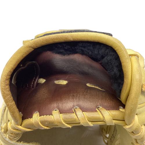 ZETT (ゼット) 軟式グローブ イエロー PRO STATUS 投手用 左投げ用 BRGA30821