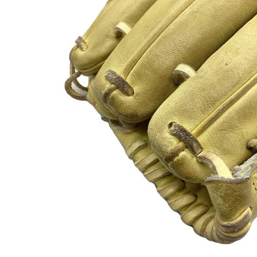 ZETT (ゼット) 軟式グローブ イエロー PRO STATUS 投手用 左投げ用