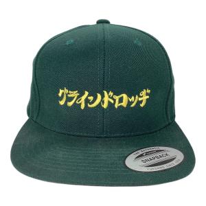 GRIND LODGE (グラインドロッジ) キャップ グリーン カタカナロゴキャップ