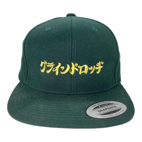GRIND LODGE (グラインドロッジ) キャップ グリーン カタカナロゴキャップ