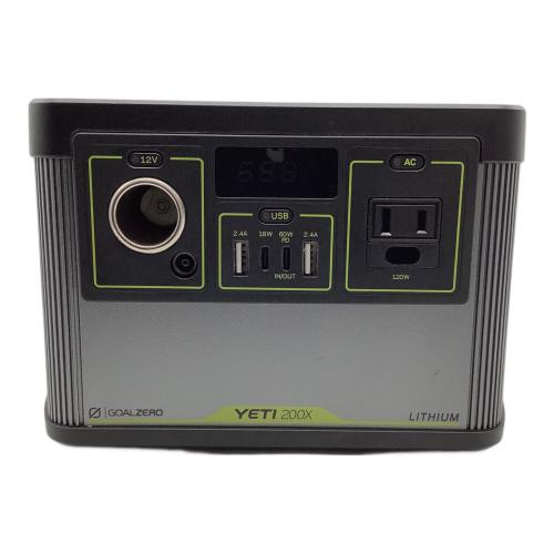 Goal Zero (ゴールゼロ) YETI 200X ポータブル電源