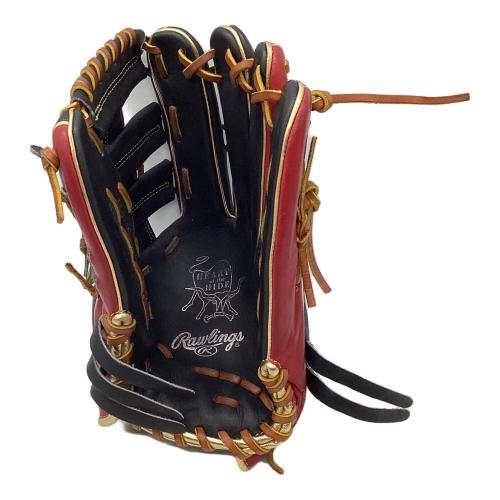RAWLINGS (ローリングス) 軟式グローブ GR4NPBRE8 ブラック×レッド