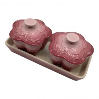 LE CREUSET (ルクルーゼ) petite ramekin fleur set アウトドア食器