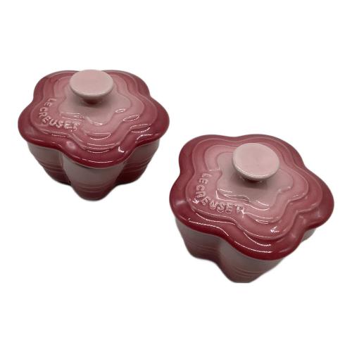 LE CREUSET (ルクルーゼ) petite ramekin fleur set アウトドア食器