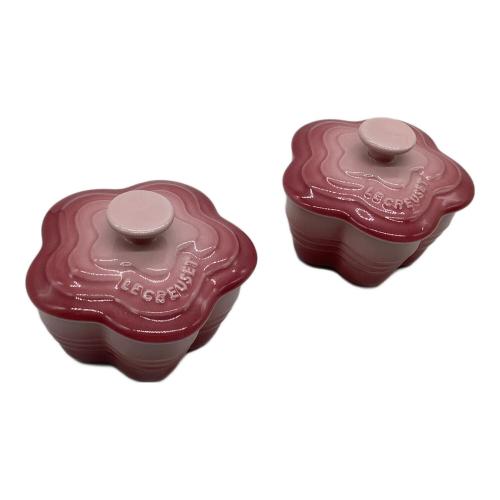 LE CREUSET (ルクルーゼ) petite ramekin fleur set アウトドア食器