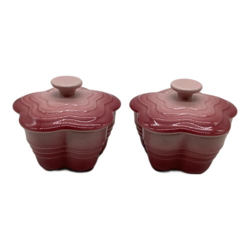 LE CREUSET (ルクルーゼ) petite ramekin fleur set アウトドア食器