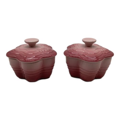 LE CREUSET (ルクルーゼ) petite ramekin fleur set アウトドア食器