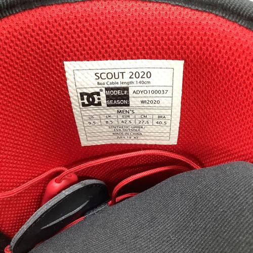 DC (ディーシー) SCOUT2020 スノーボードブーツ メンズ SIZE 27.5cm ブラック