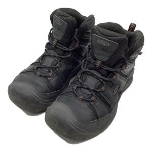 KEEN (キーン) サーカディア ミッド ウォータープルーフ ミドルカット トレッキングシューズ 1027841 メンズ SIZE 27cm ブラック