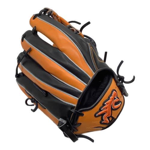 GLOVE STUDIO RYU (グローブ スタジオ リュウ) 硬式グローブ 約29cm ブラック×オレンジ