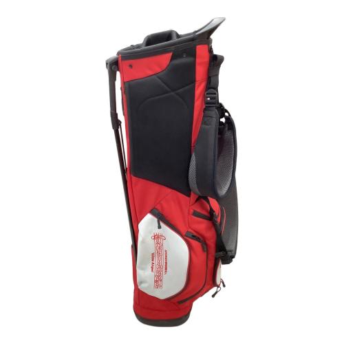 PiNG (ピン) キャディバッグ JJGA全日本刺繍有 レッド×ホワイト フーファーライト201