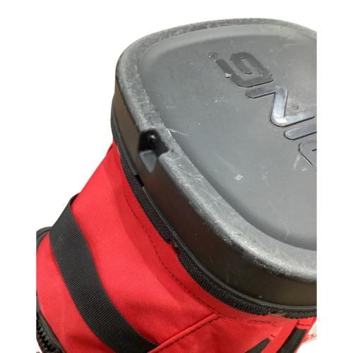 PiNG (ピン) キャディバッグ JJGA全日本刺繍有 レッド×ホワイト フーファーライト201