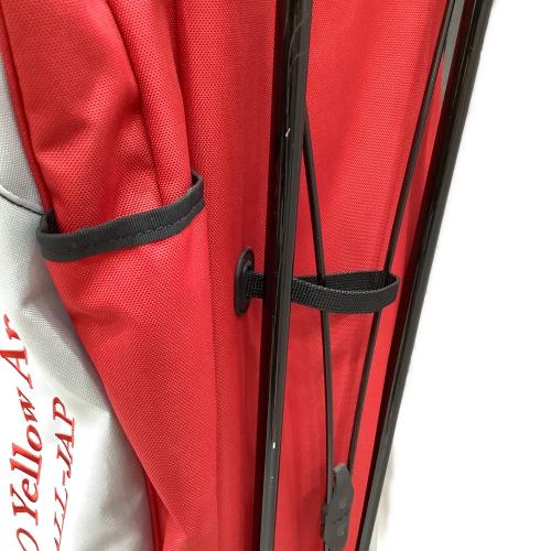 PiNG (ピン) キャディバッグ JJGA全日本刺繍有 レッド×ホワイト フーファーライト201