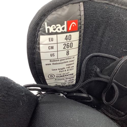 HEAD (ヘッド) SCOUT スノーボードブーツ 353318 メンズ SIZE 26cm ブラック