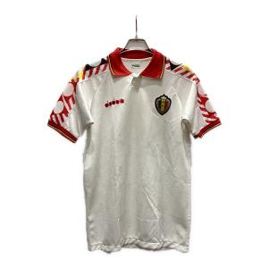 ベルギー代表 1994 アウェイ半袖ユニフォーム サッカーユニフォーム 刺繍ロゴ 当時物 背番号無し @ SIZE L