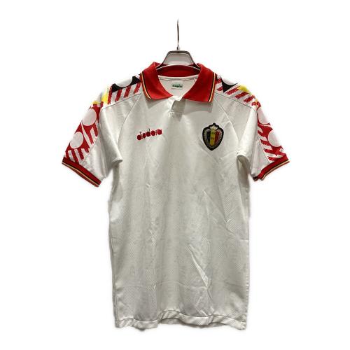 ベルギー代表 1994 アウェイ半袖ユニフォーム サッカーユニフォーム 刺繍ロゴ 当時物 背番号無し @ SIZE L