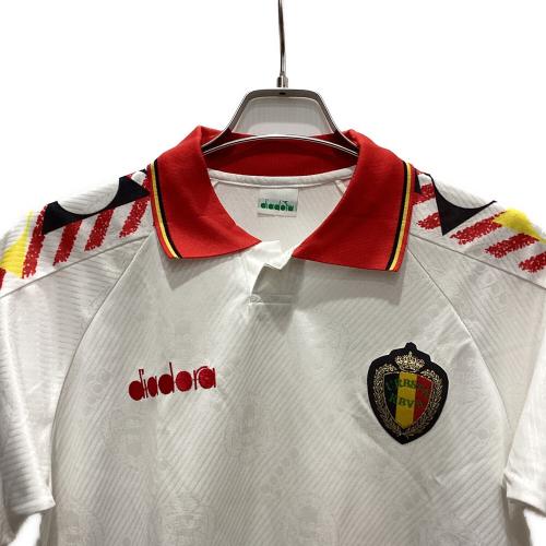 ベルギー代表 1994 アウェイ半袖ユニフォーム サッカーユニフォーム 刺繍ロゴ 当時物 背番号無し @ SIZE L