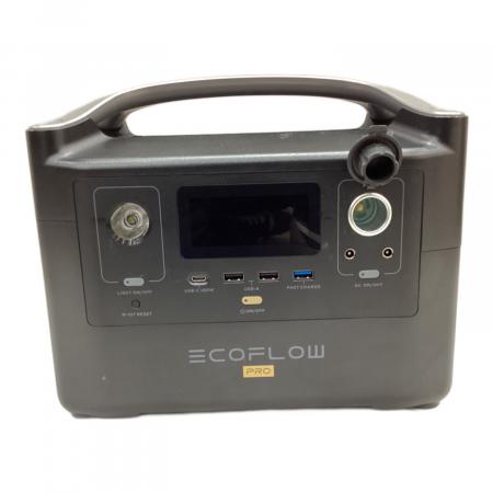 値下げ‼︎未使用　EcoFlow  600 Pro ポータブル電源 ECOFLOW (エコフロー) RIVER Pro ポータブル電源 RIVER600PRO-JP 通電