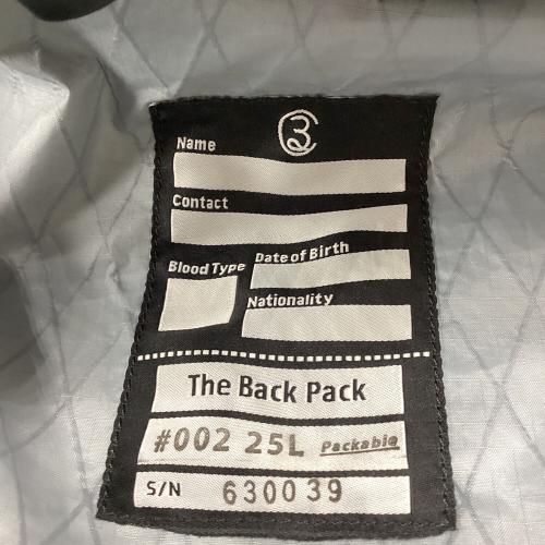 the 3rd eye chakra (ザ サードアイチャクラ) バックパック 25L ブラウン×ブラック The Back Pack #002