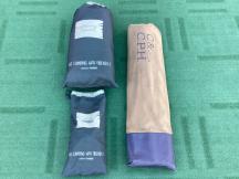 URBAN FOREST (アーバンフォレスト) ヘキサタープ オリーブ/カーキ 焚火臭有 ポール:URBAN FOREST純正70㎝×4節2セット HEXA TARP