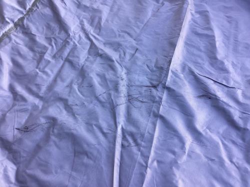 URBAN FOREST (アーバンフォレスト) ヘキサタープ オリーブ/カーキ 焚火臭有 ポール:URBAN FOREST純正70㎝×4節2セット HEXA TARP