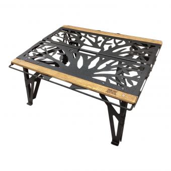 NATURE TONES (ネイチャートーンズ) アウトドアテーブル 大樹バージョン ブラック ワンハンドカフェテーブル