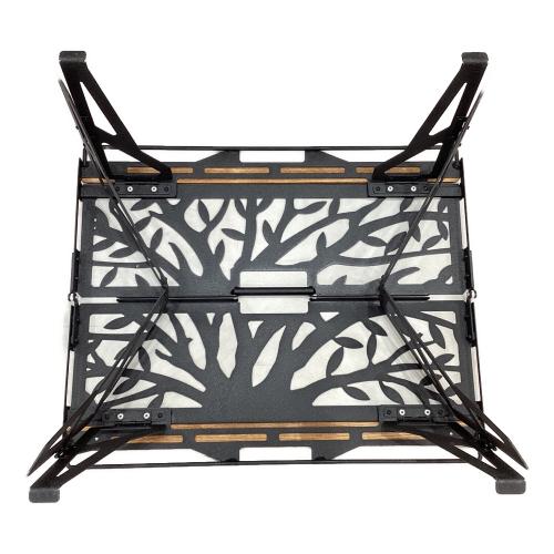 NATURE TONES (ネイチャートーンズ) アウトドアテーブル 大樹バージョン ブラック ワンハンドカフェテーブル