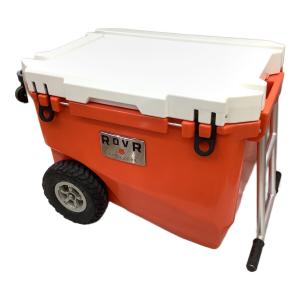 ROVR PRODUCTS ローラー60QT クーラーボックス ホイール付き オレンジ×ホワイト