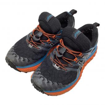 asics (アシックス) Trabuco Max トレランシューズ トレッキングシューズ 1011B028 トラブーコマックス メンズ SIZE 25cm ブラック×オレンジ