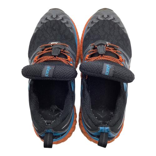 asics (アシックス) Trabuco Max トレランシューズ トレッキングシューズ 1011B028 トラブーコマックス メンズ SIZE 25cm ブラック×オレンジ