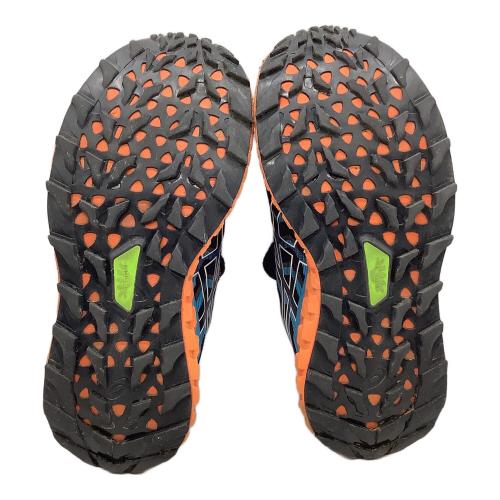asics (アシックス) Trabuco Max トレランシューズ トレッキングシューズ 1011B028 トラブーコマックス メンズ SIZE 25cm ブラック×オレンジ