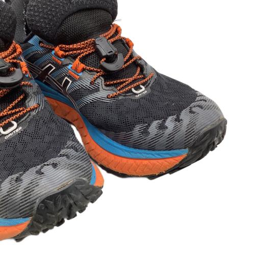 asics (アシックス) Trabuco Max トレランシューズ トレッキングシューズ 1011B028 トラブーコマックス メンズ SIZE 25cm ブラック×オレンジ