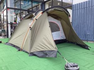 THE NORTH FACE (ザ ノース フェイス) ソロテント フロントパッチシート箇所・ポール使用曲がり・屋外ヨゴレ有/ニュートープ ランダー2