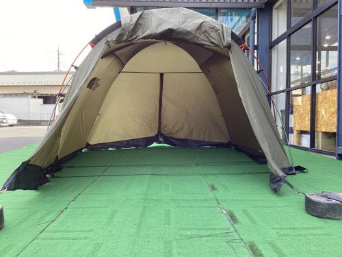 THE NORTH FACE (ザ ノース フェイス) ソロテント フロントパッチシート箇所・ポール使用曲がり・屋外ヨゴレ有/ニュートープ ランダー2