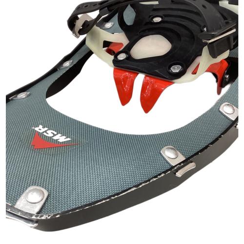 MSR (エムエスアール) スノーシュー 旧ベルトモデル/ 22インチ/全長約56㎝ グレー×レッド ライトニングアッセント