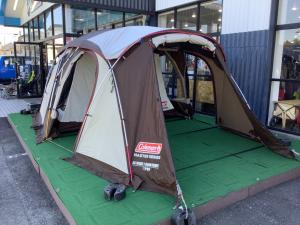 Coleman (コールマン) ツールームテント 2000036432 ヨゴレ・キズ・動物毛有 4Sワイド2ルームカーブ