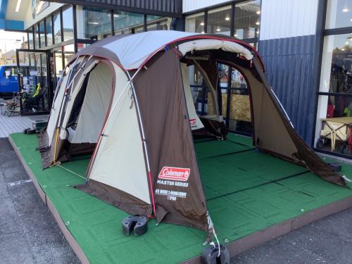 Coleman (コールマン) ツールームテント 2000036432 ヨゴレ・キズ・動物毛有 4Sワイド2ルームカーブ